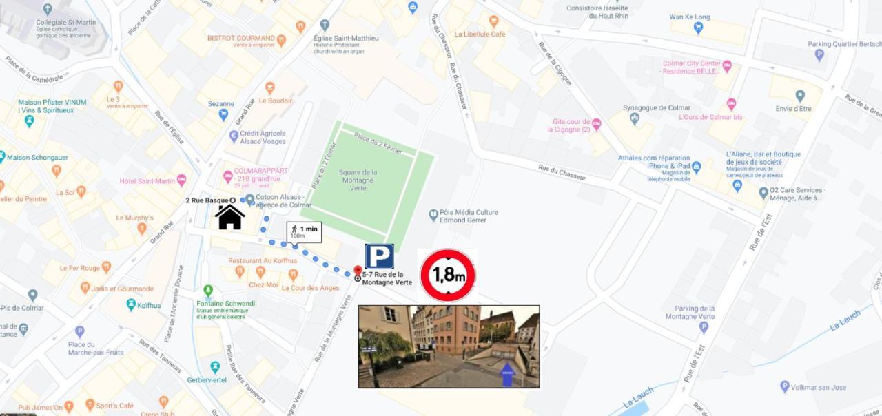 Апартаменти Aux Bijoux De Colmar - 1 Parking Gratuit Екстер'єр фото
